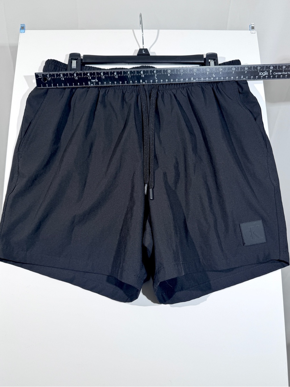 Calvin Klein Mens Black Beach Swim Shorts Board Shorts Casual Size Large